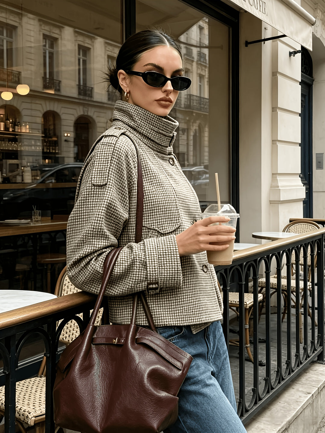 Iris | Structured Stand-Collar Jacket