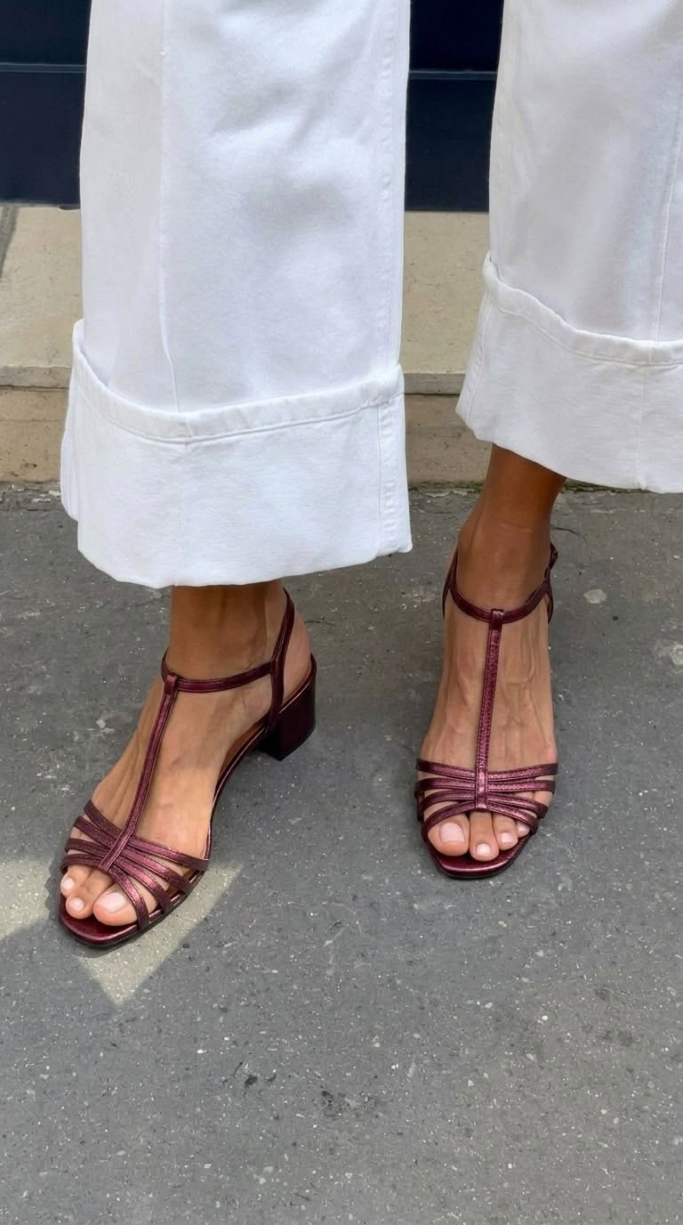 Lucille | Strappy Block-Heel Sandals