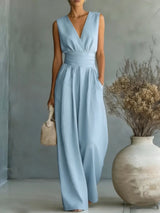 Adrienne | Elegant Wide-Leg Jumpsuit