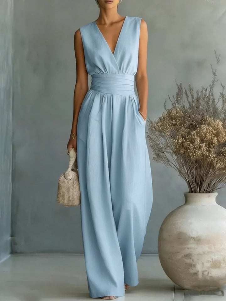 Adrienne | Elegant Wide-Leg Jumpsuit