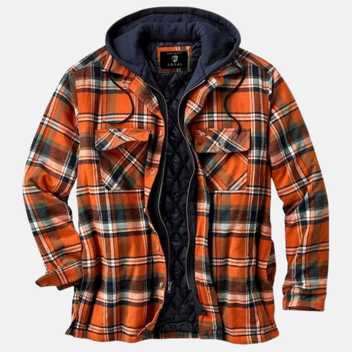 Wesley | Rugged Hooded Check Jacket