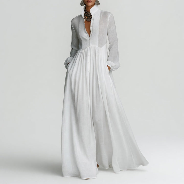 Cosette | Flowing Minimalist Maxi Dress