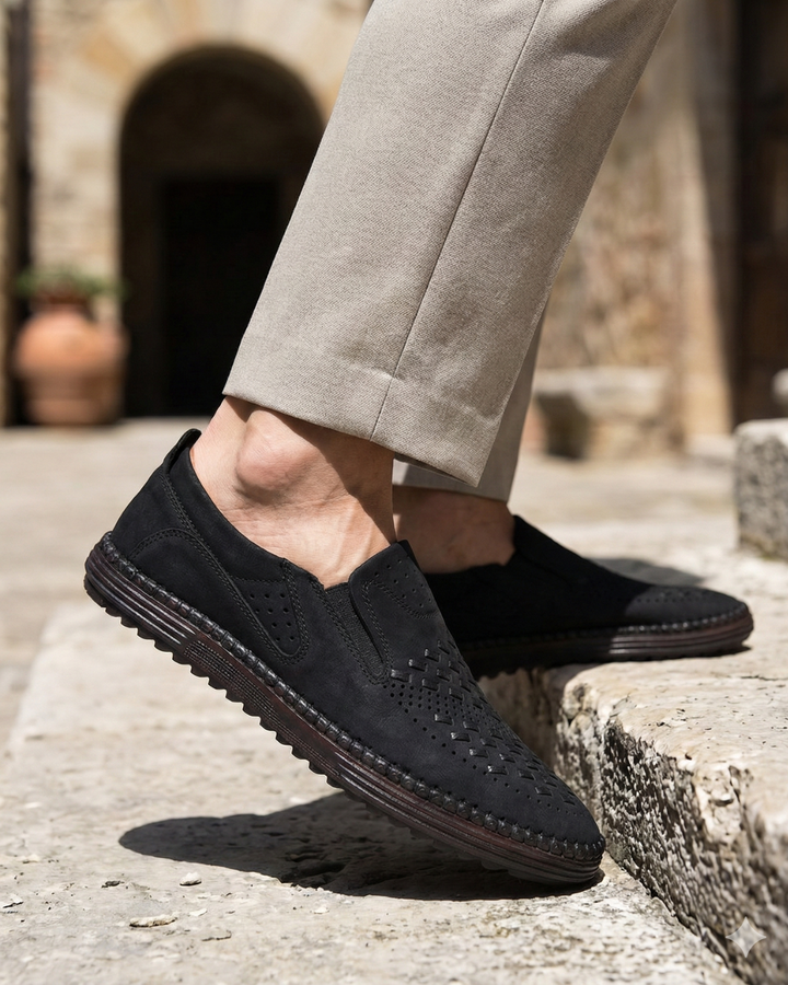 Oliver | Woven Slip-On Loafers