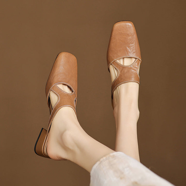 Wynne | Elegant Block-Heel Mules