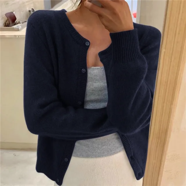 Antoinette | Soft Round-Neck Cardigan