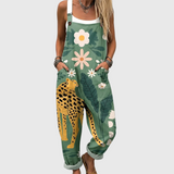 Ermintrude | Leopard Floral Jumpsuit