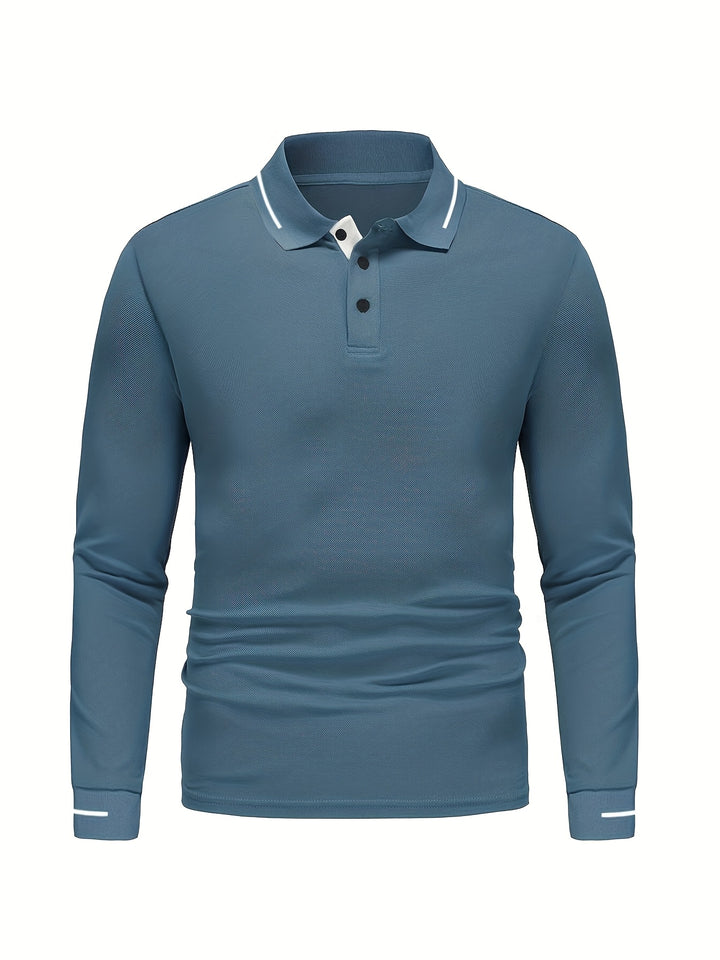 Russell | Refined Long-Sleeve Polo Shirt