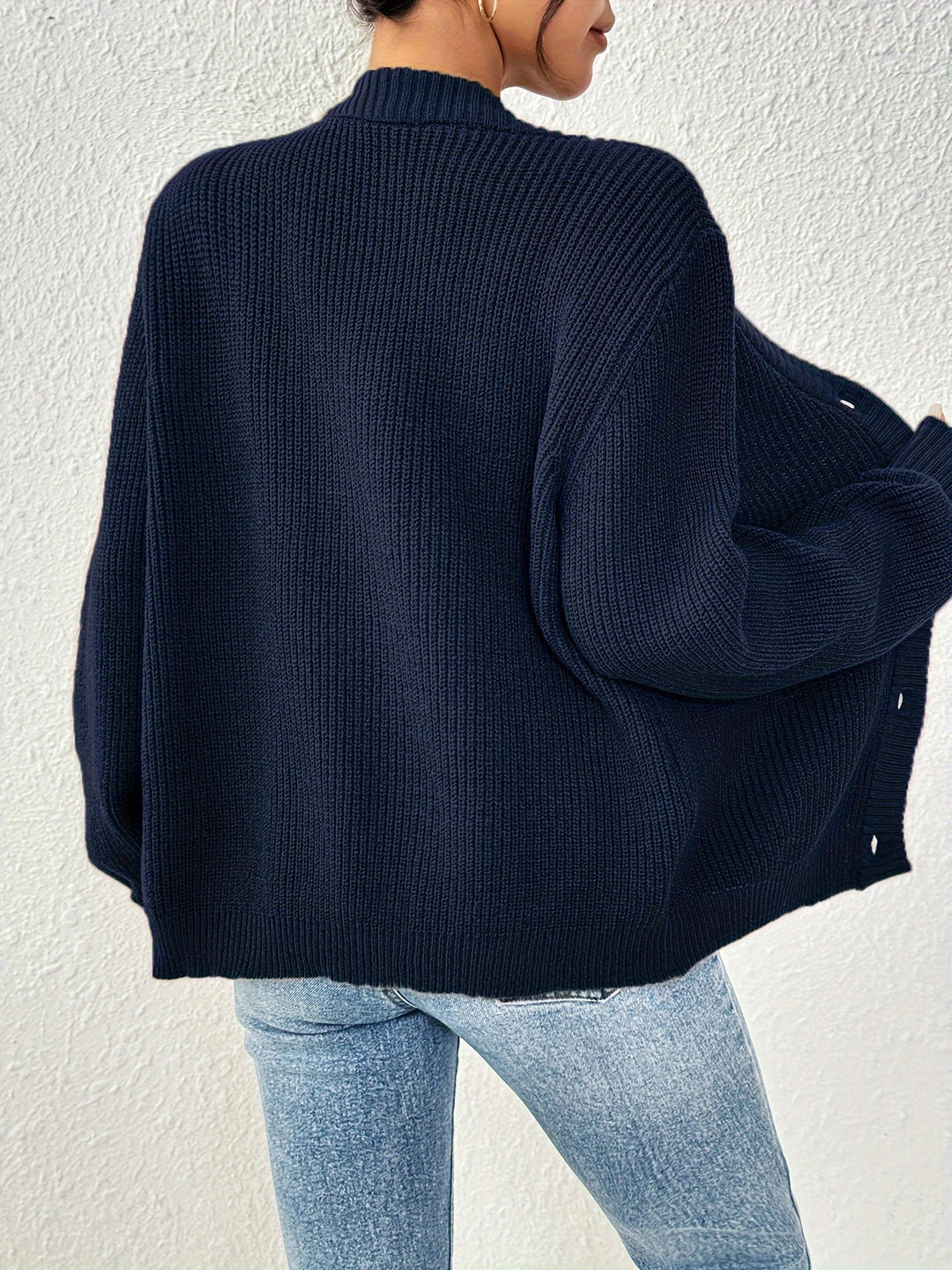 Rosemary | Chunky-Knit Button Cardigan