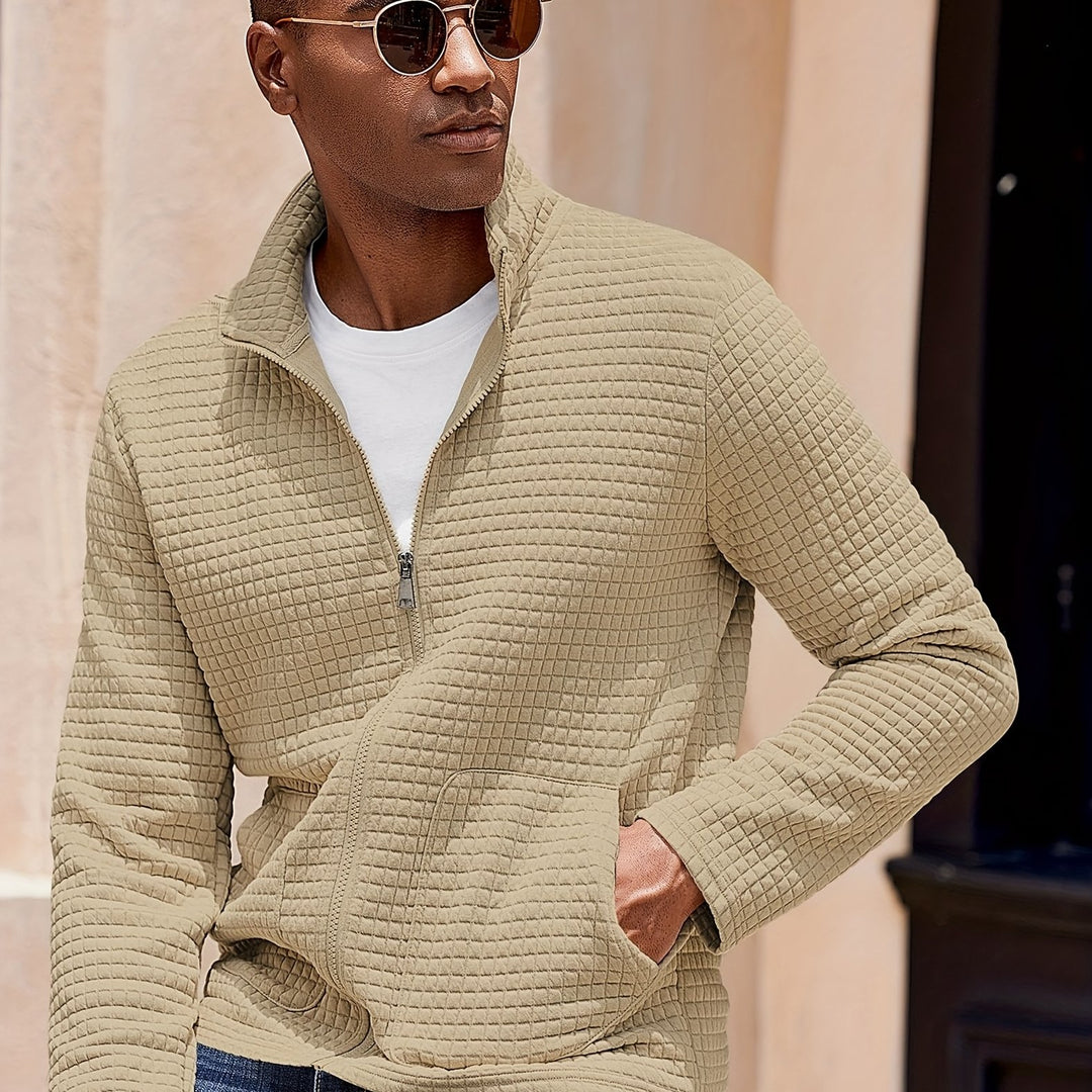 Weston | Textured Zip-Up Jacket