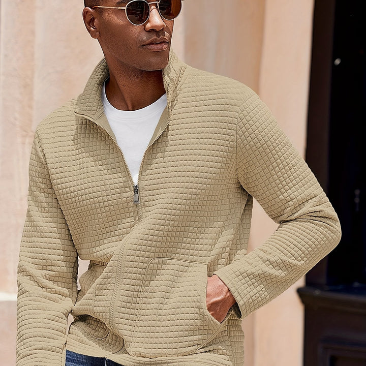 Weston | Textured Zip-Up Jacket
