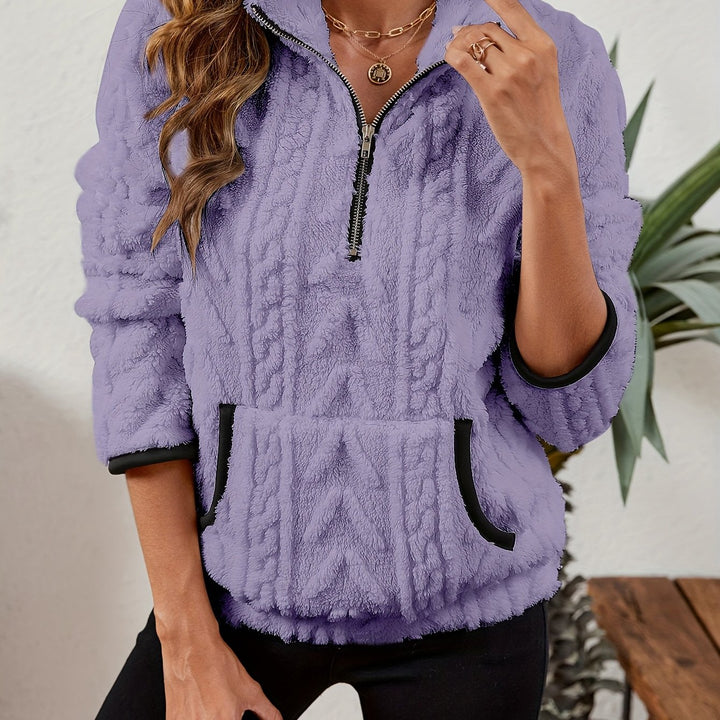 Juniper | Textured Half-Zip Pullover