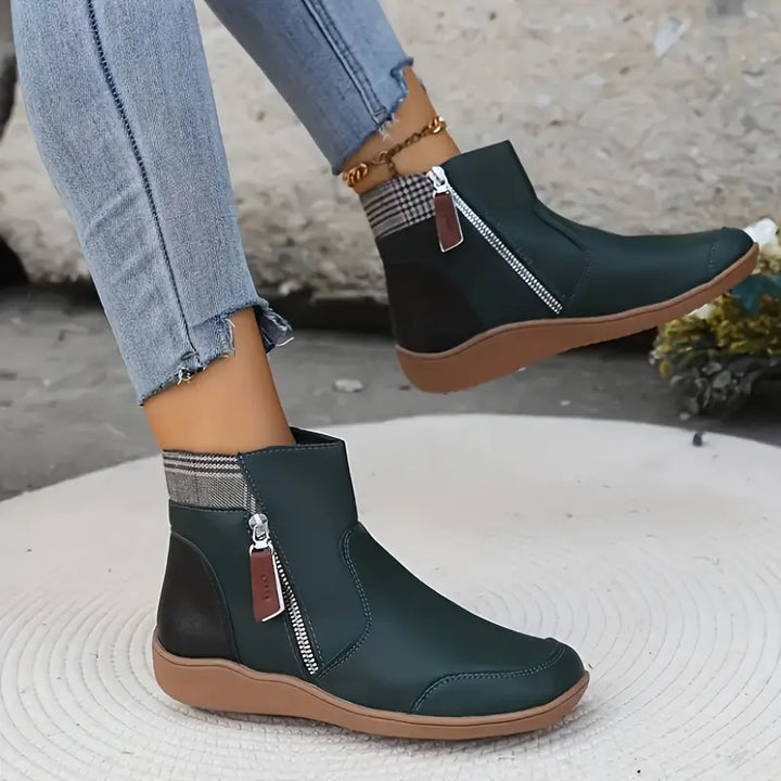 Hattie | Cosy Side-Zip Ankle Boots