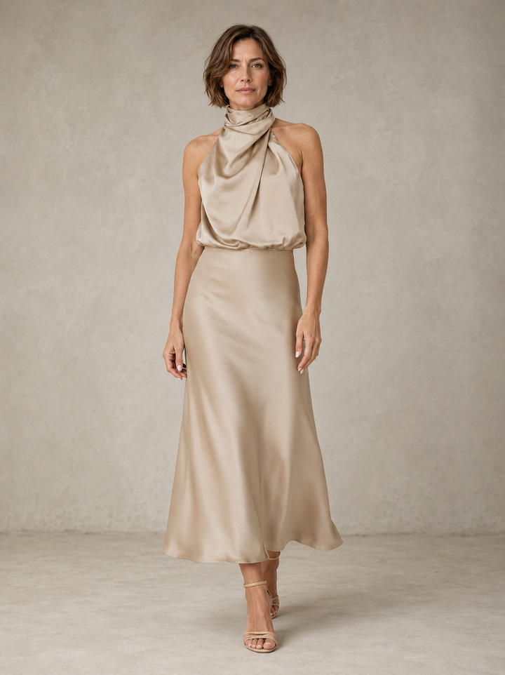 Adaline | Halter Evening Dress