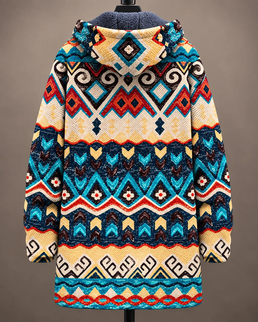 Wesley | Heritage Pattern Hooded Jacket