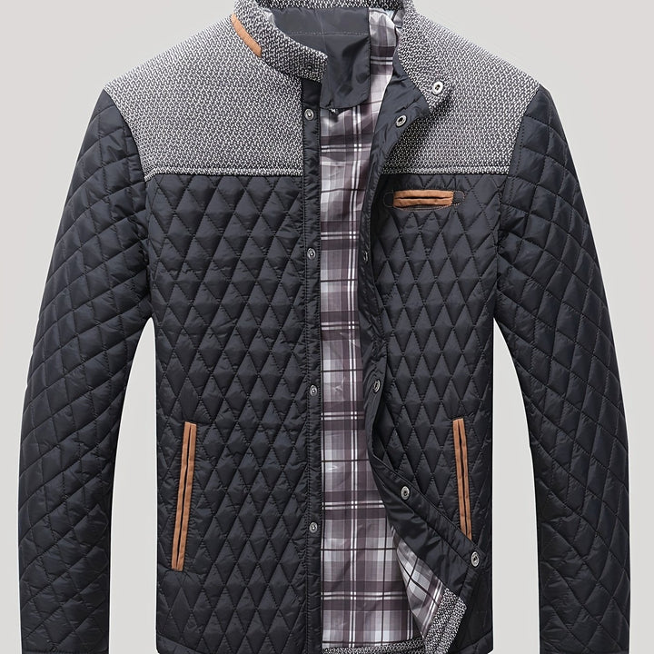 Sebastian | Quilted Stand-Collar Jacket