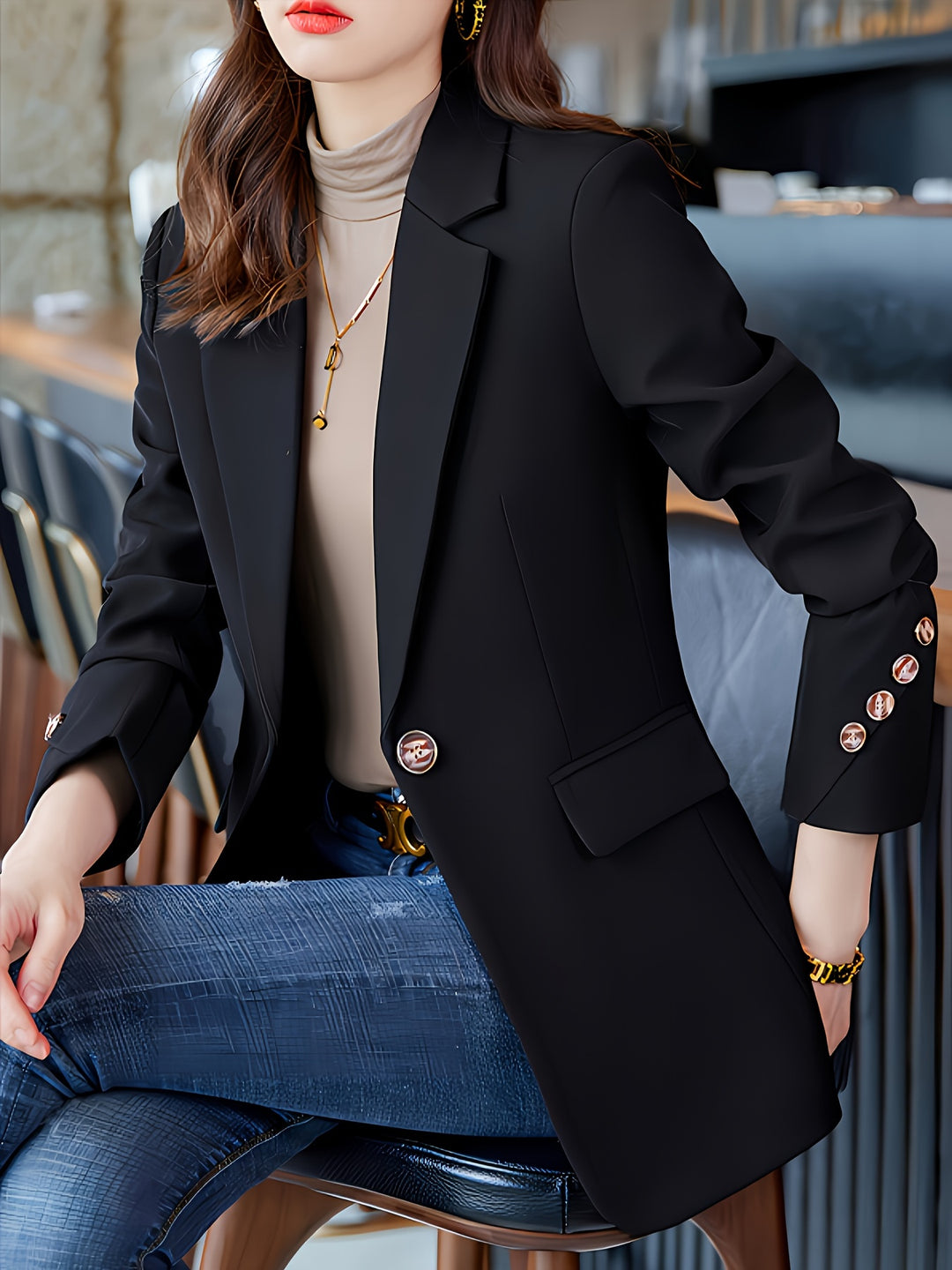 Charlotte | Tailored Longline Blazer
