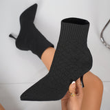 Evangeline | Sleek Pointed Ankle Boots
