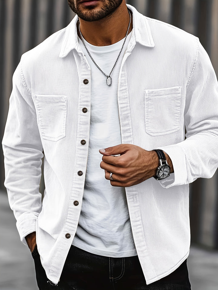 Dalton | Textured Ribbed Overshirt