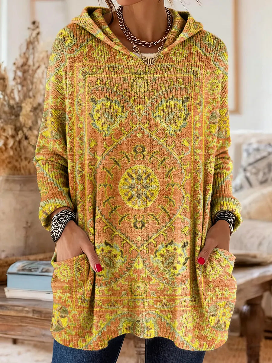 Suzette | Cosy Patterned Hoodie