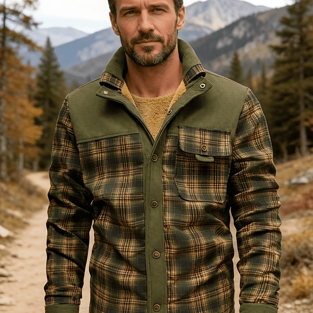 Garrett | Rugged Plaid Overshirt Jacket