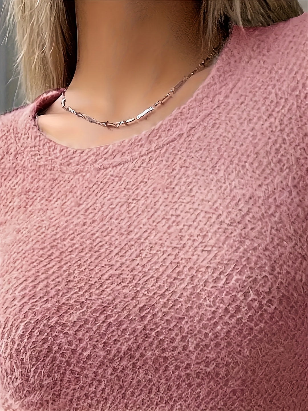 Ophelia | Soft Textured Long Sleeve Top