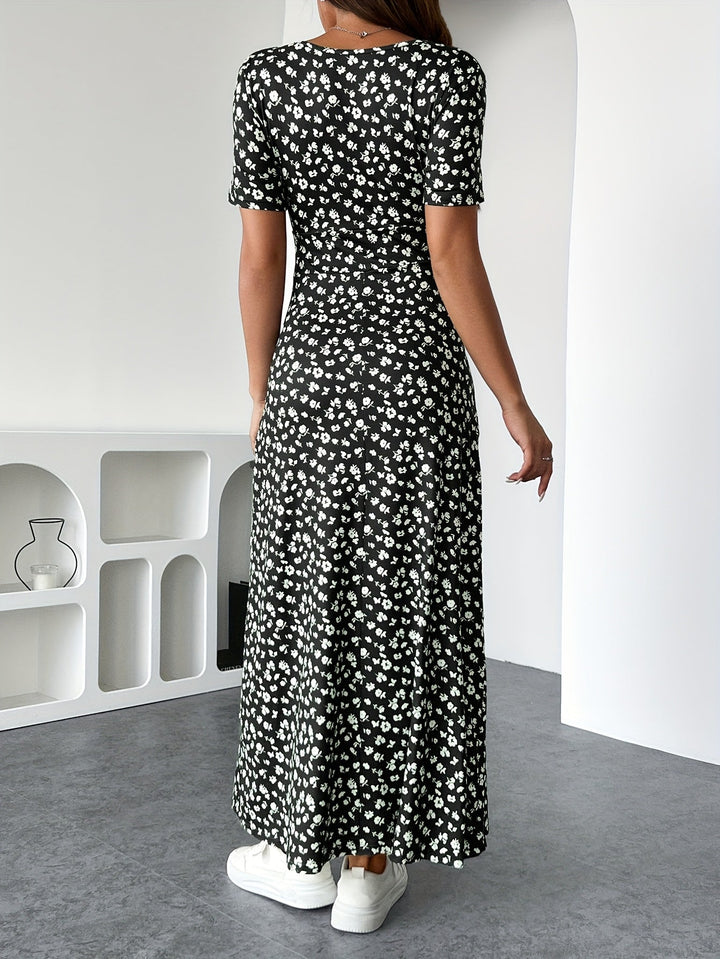 Rosetta | Floral V-Neck Summer Dress
