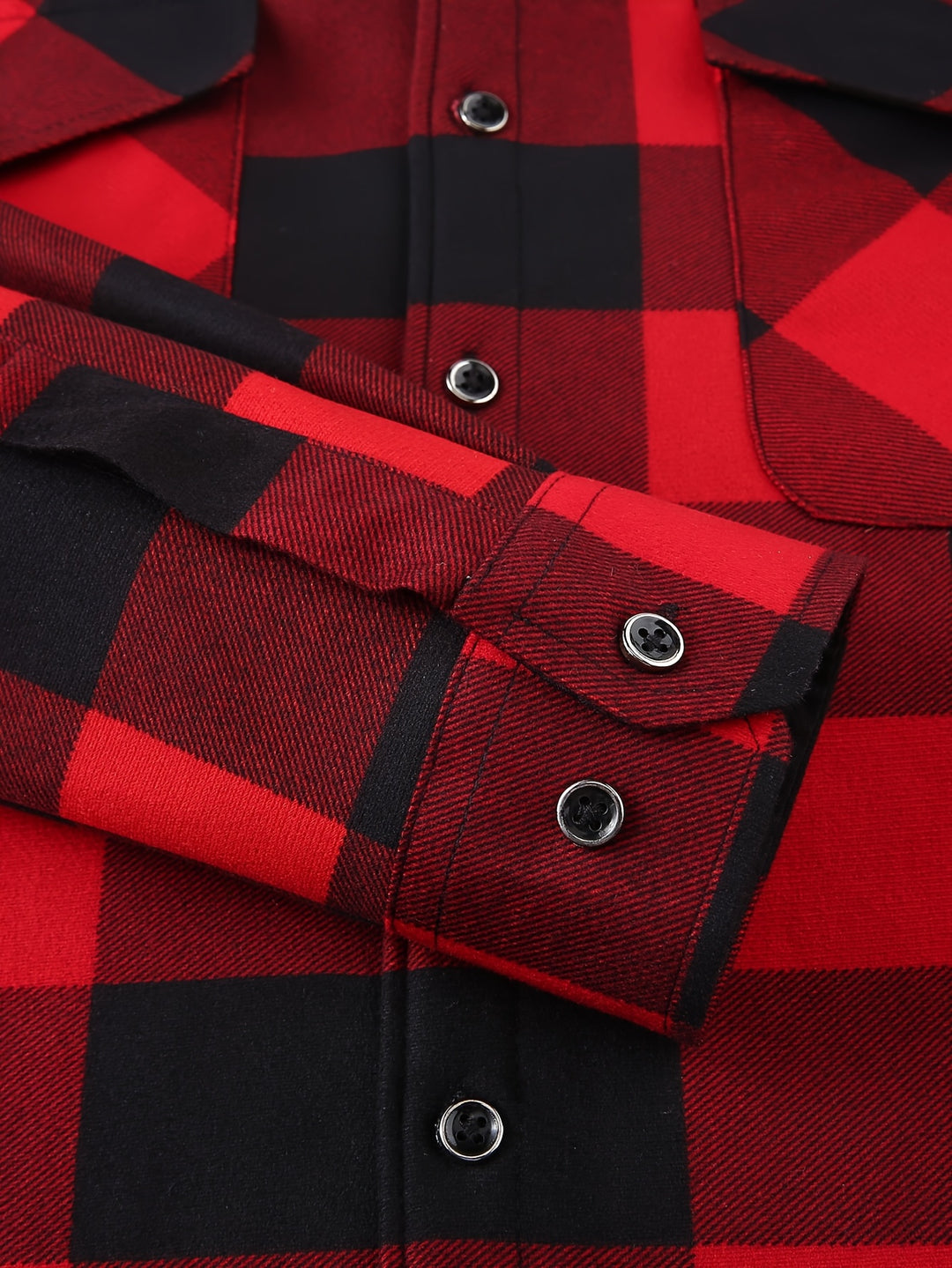 Reuben | Hooded Checked Shirt Jacket