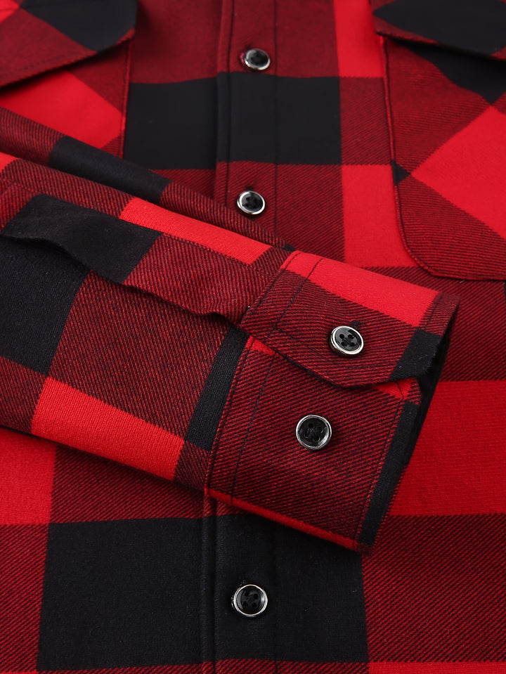 Reuben | Hooded Checked Shirt Jacket