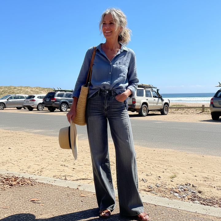 Rosanna | Wide-Leg High-Rise Trousers