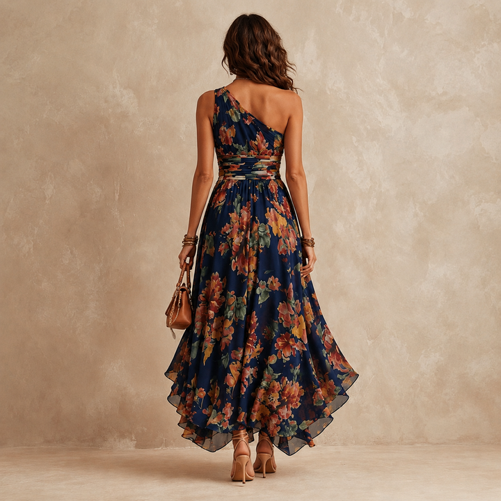 Arabella | One-Shoulder Floral Maxi Dress