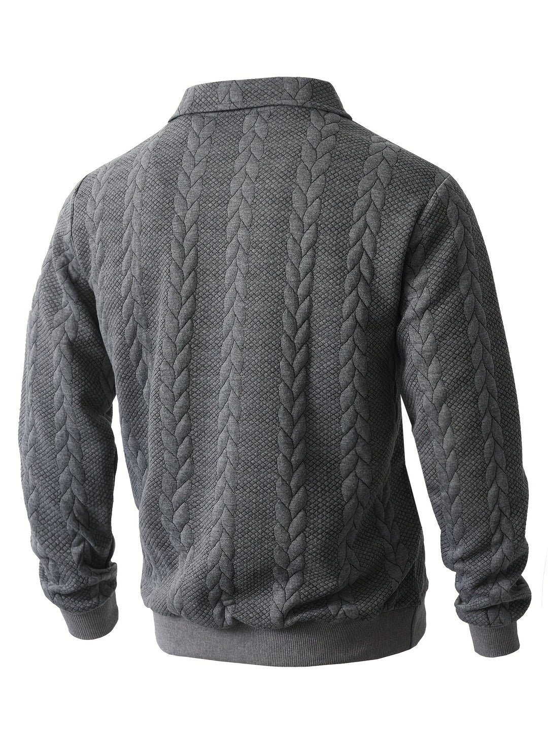 Harvey | Textured Half-Zip Pullover