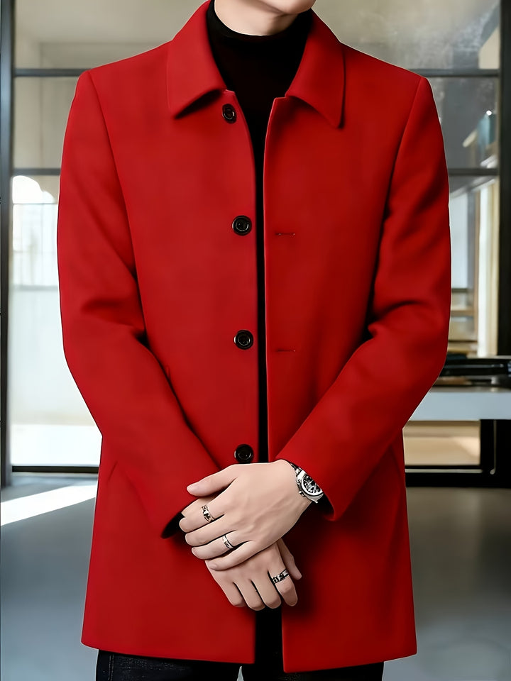 Harlan | Refined Single-Breasted Overcoat