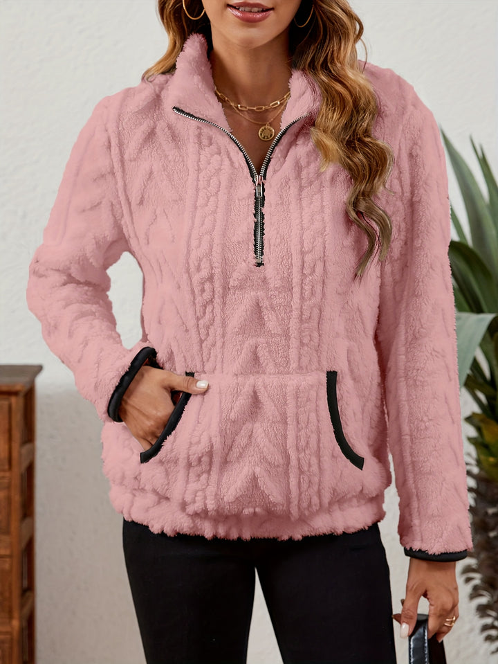 Juniper | Textured Half-Zip Pullover
