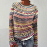 Pauline | Patterned Nordic Knit Jumper