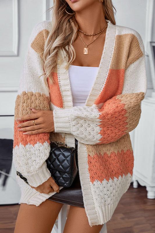Fabienne | Oversized Open-Front Cardigan