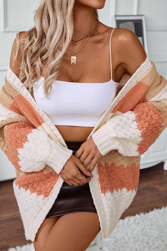 Fabienne | Oversized Open-Front Cardigan