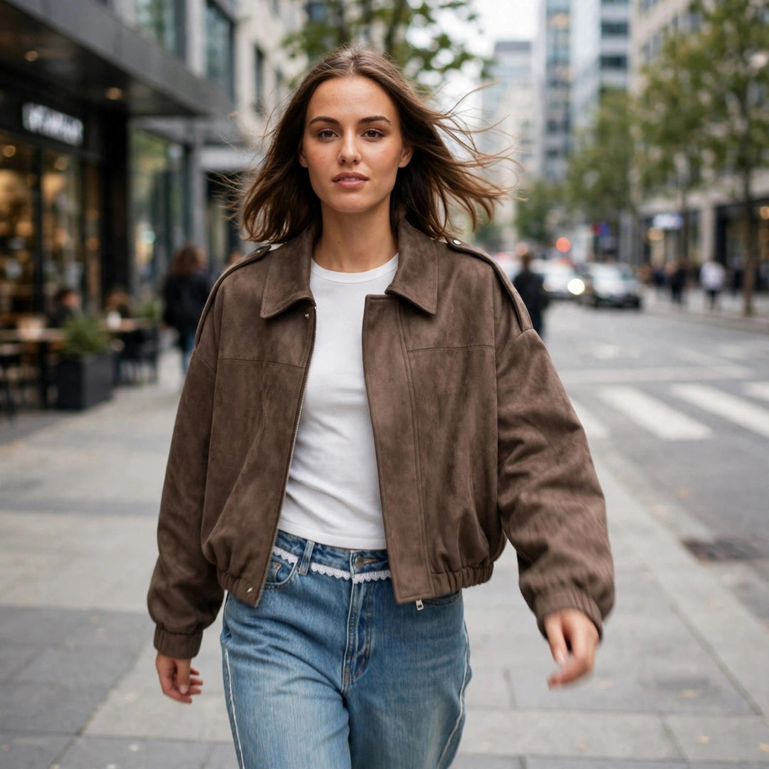 Adeline | Relaxed Bomber Jacket