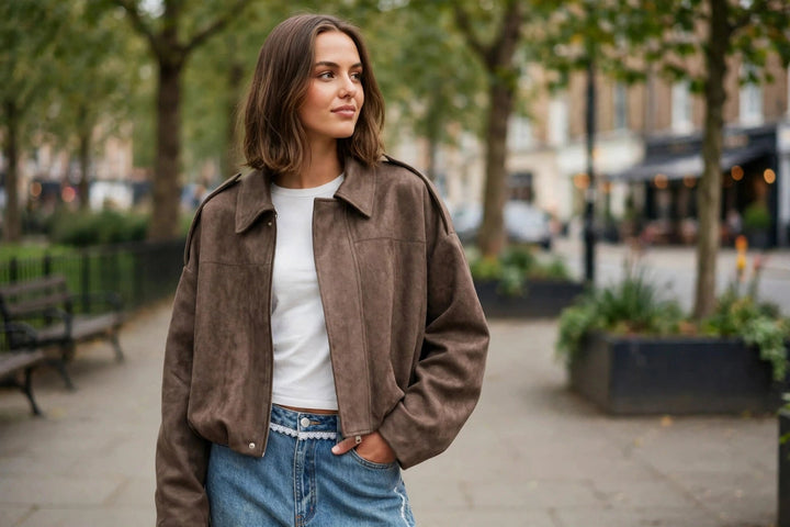 Adeline | Relaxed Bomber Jacket