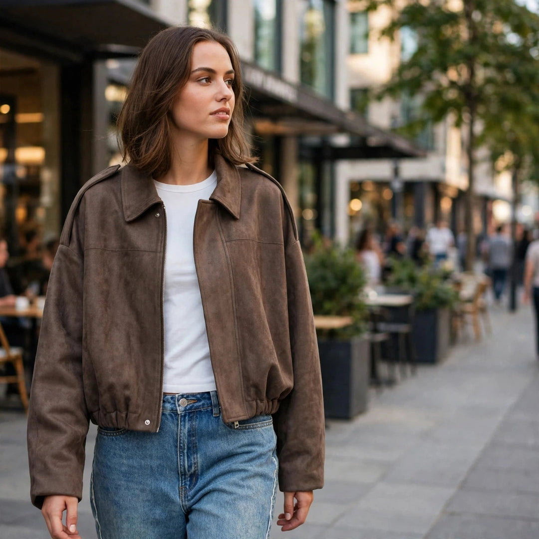 Adeline | Relaxed Bomber Jacket