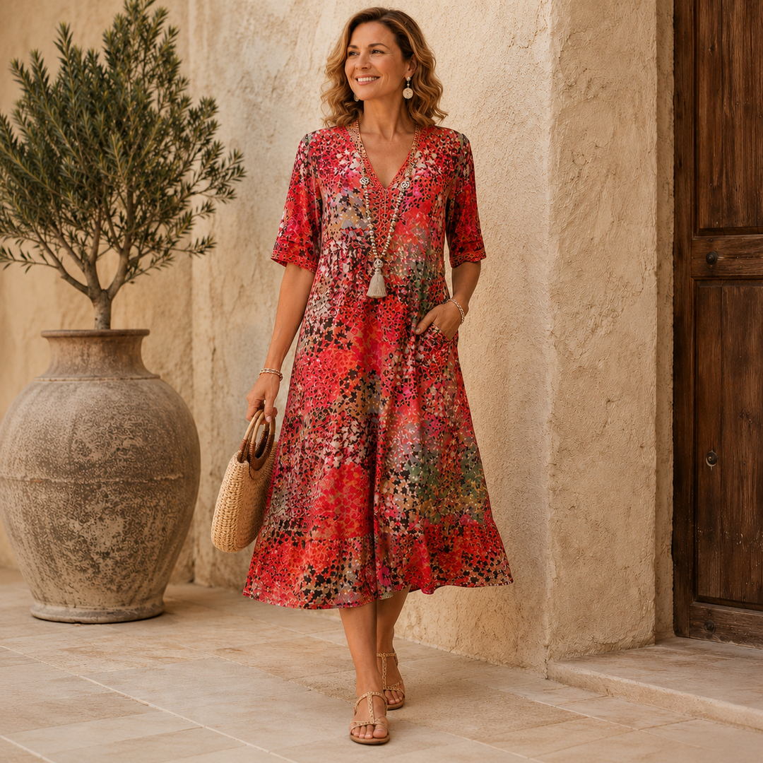 Magnolia | Flowing Midi Dress