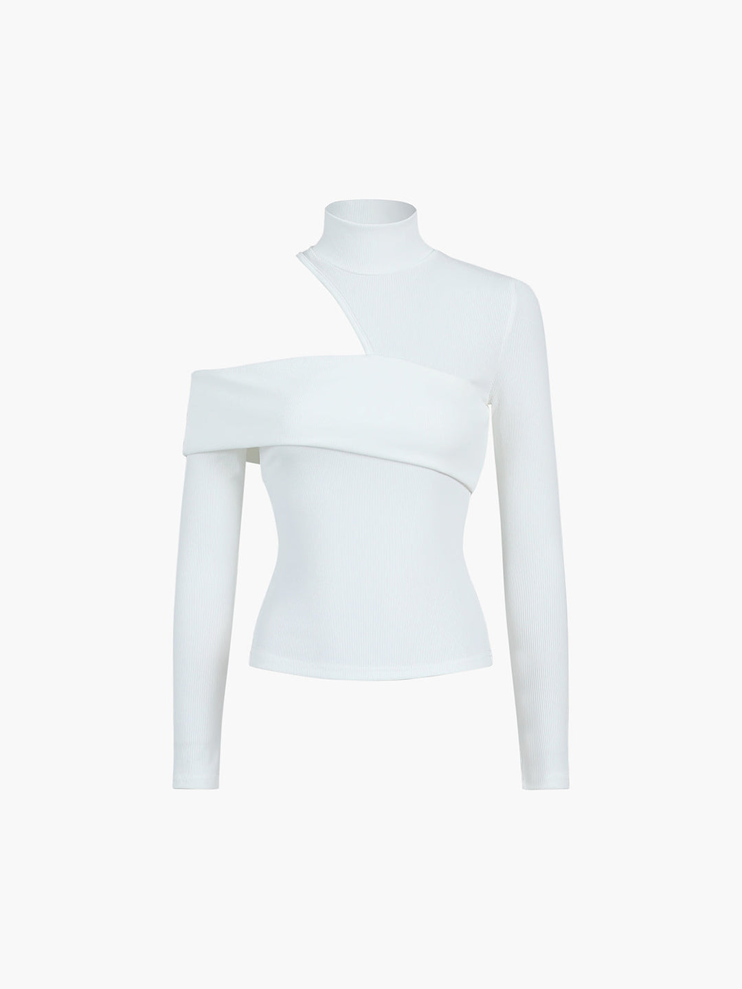 Verona | Asymmetric High-Neck Top