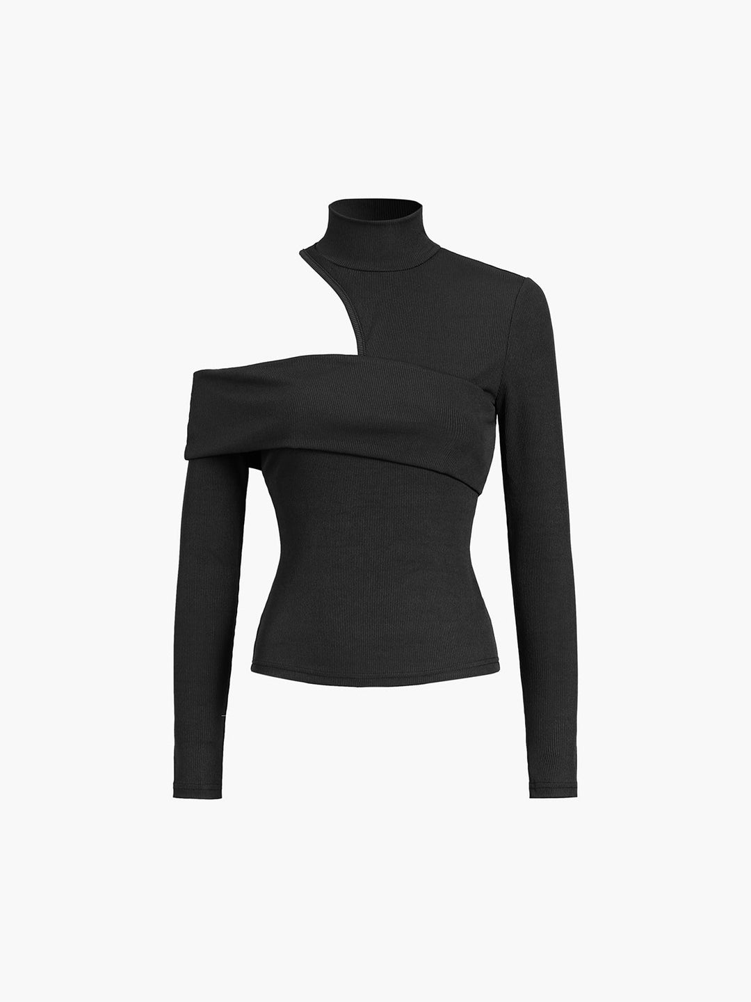 Verona | Asymmetric High-Neck Top