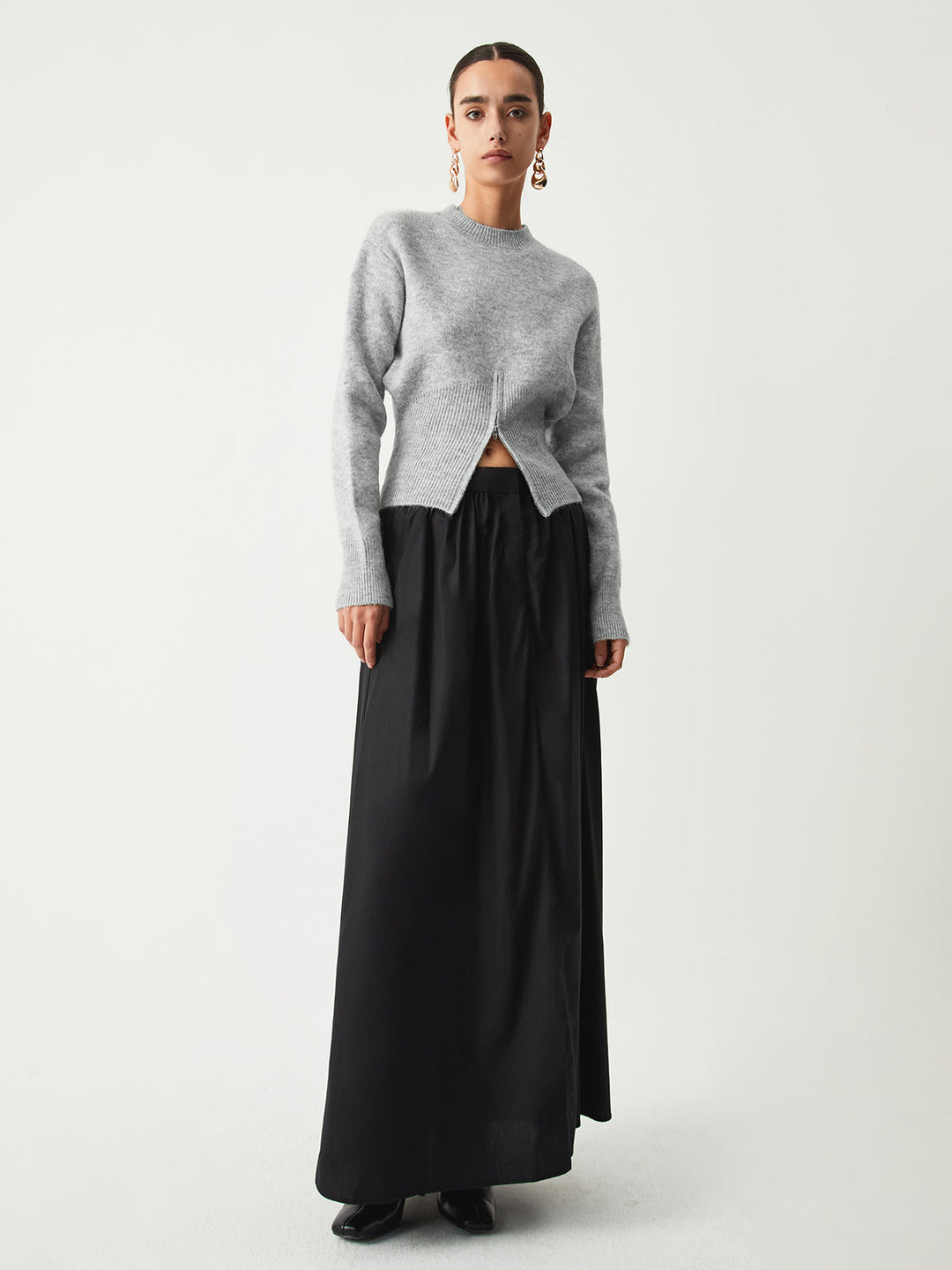 Willa | Side-Zip Knit Jumper