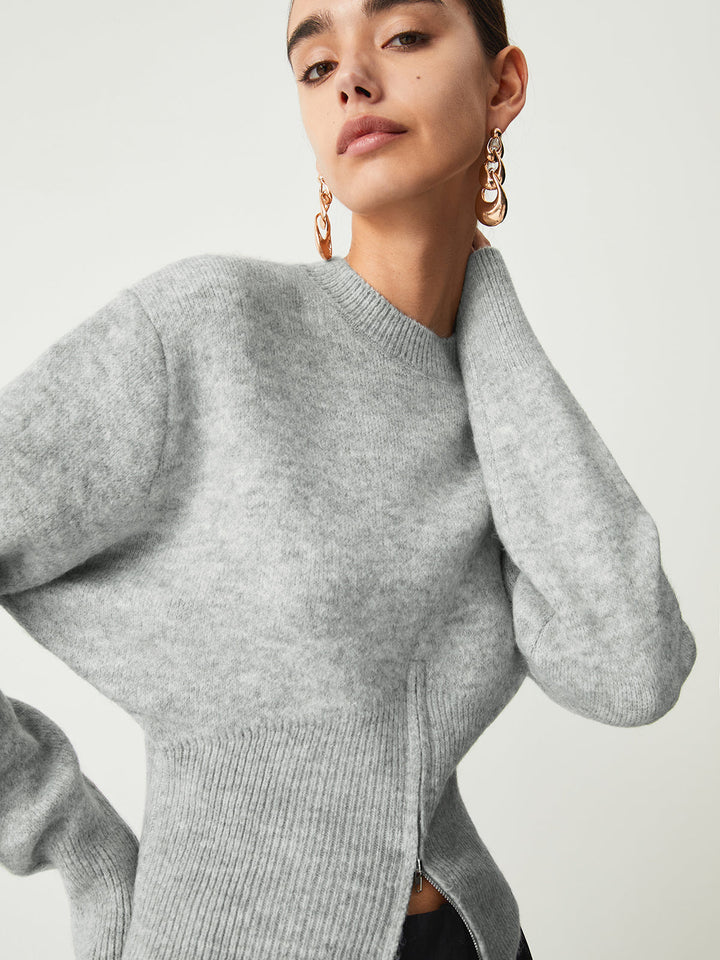 Willa | Side-Zip Knit Jumper