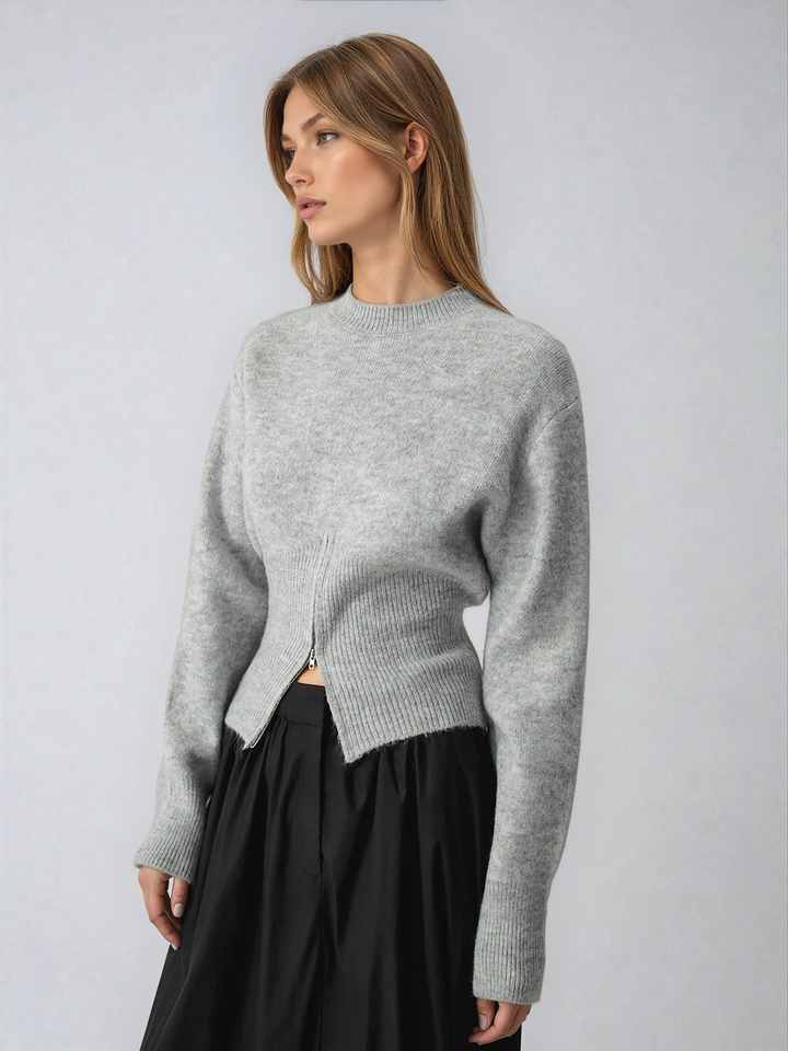 Willa | Side-Zip Knit Jumper