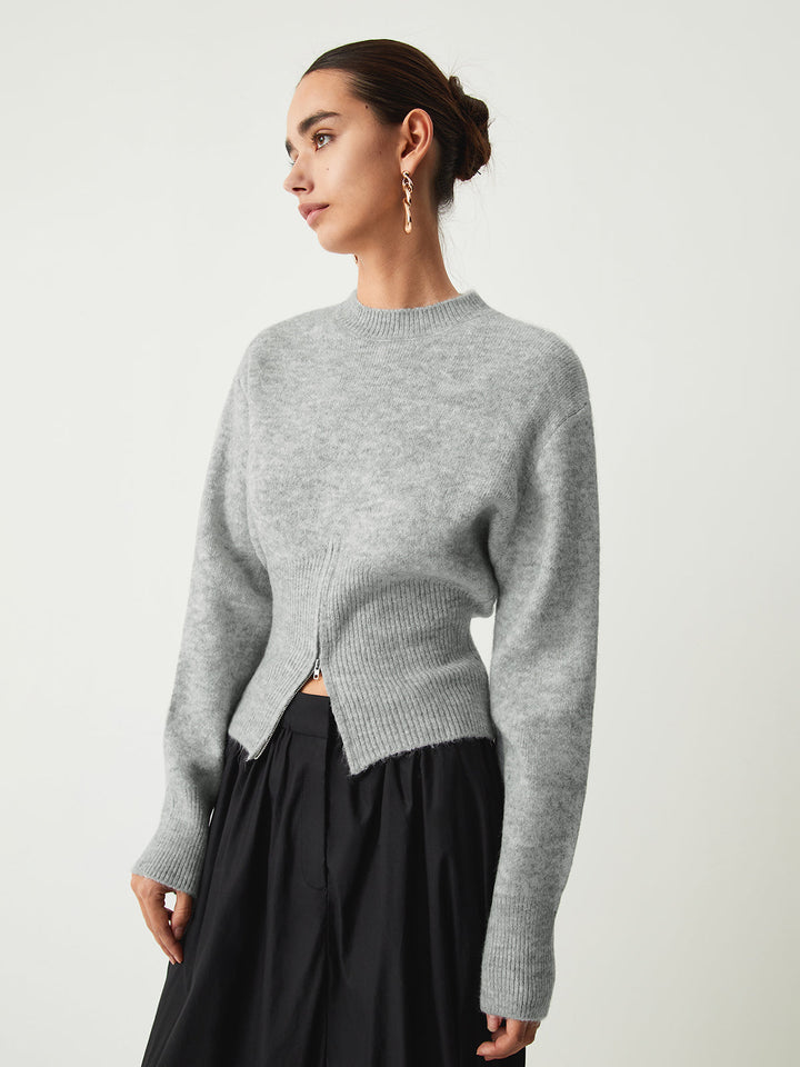 Willa | Side-Zip Knit Jumper