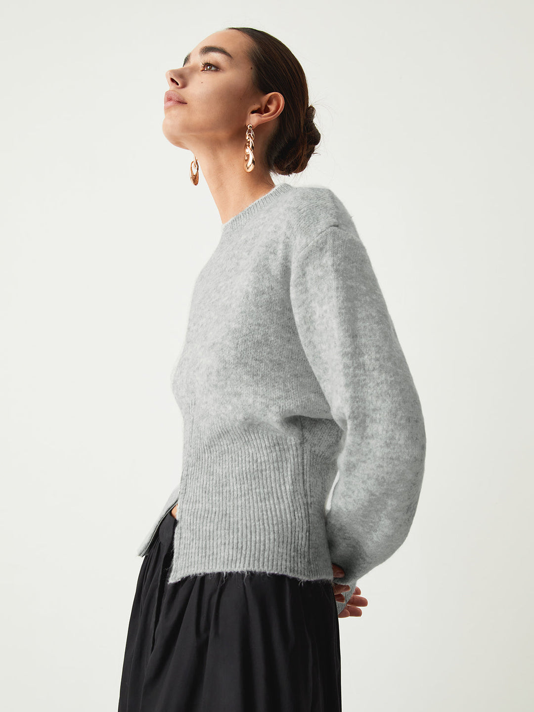 Willa | Side-Zip Knit Jumper