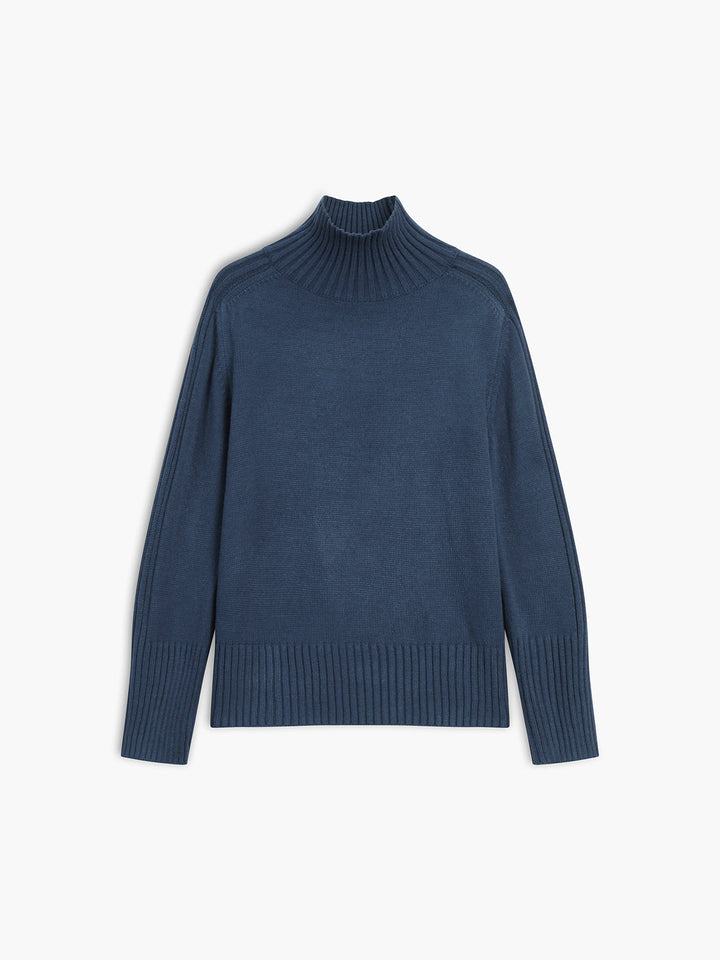 Thea | Ribbed Roll-Neck Jumper