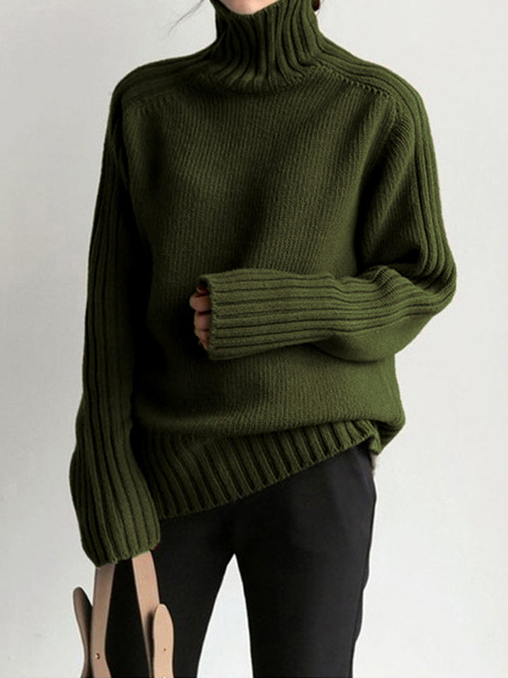Thea | Ribbed Roll-Neck Jumper