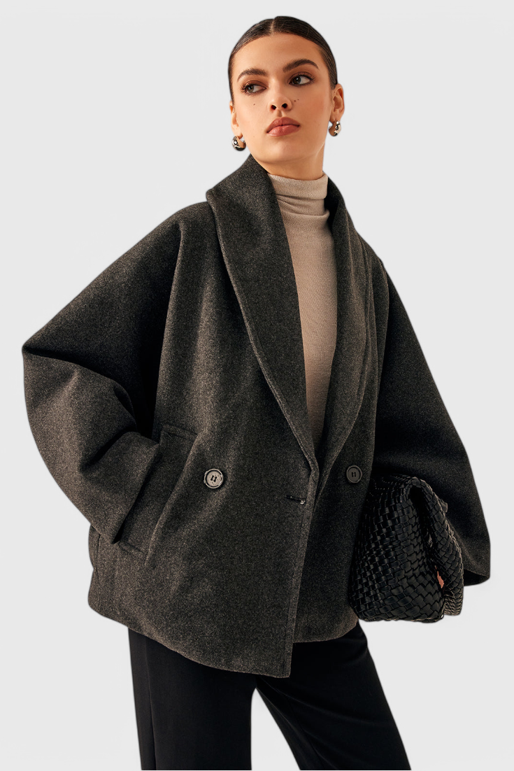 Penelope | Relaxed Oversized Shawl-Collar Coat